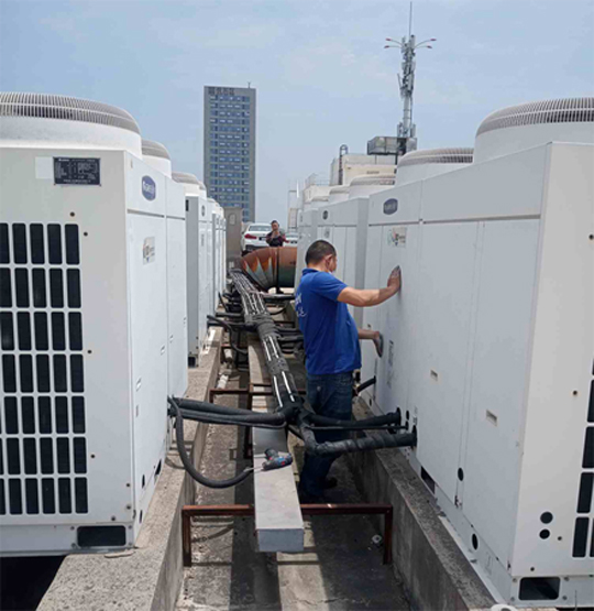 宝应中央空调制热和不制冷系统维修方法